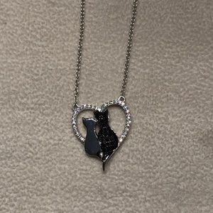 925 Sterling silver CAT NECKLACE